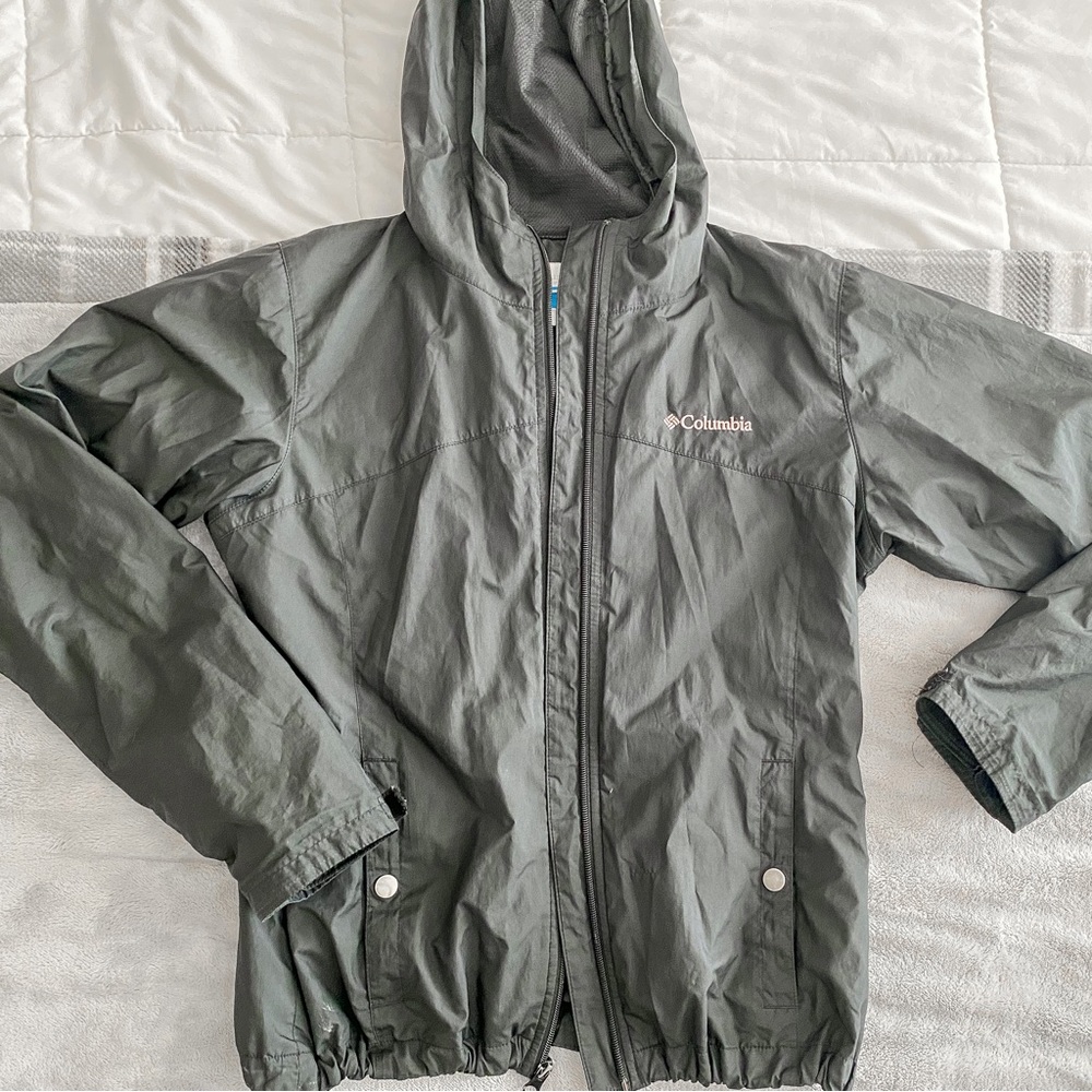 hooded wind breaker